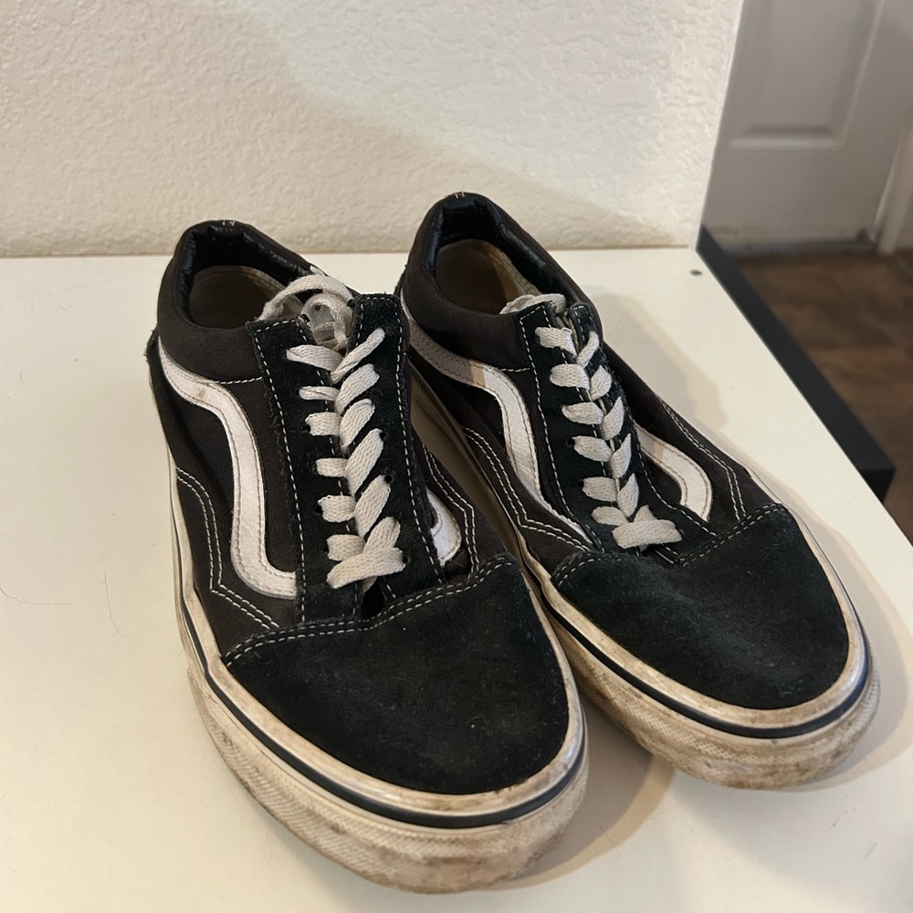 Vans Black and White Sneakers